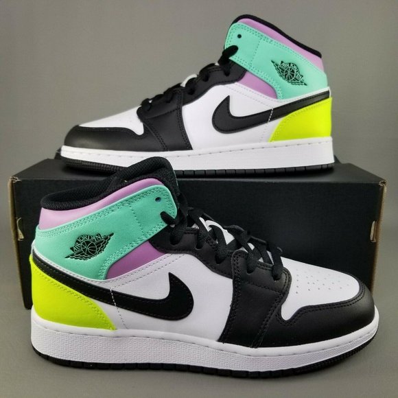 Nike Shoes - Nike Air Jordan 1 Mid Pastel GS Shoes Size 6.5Y